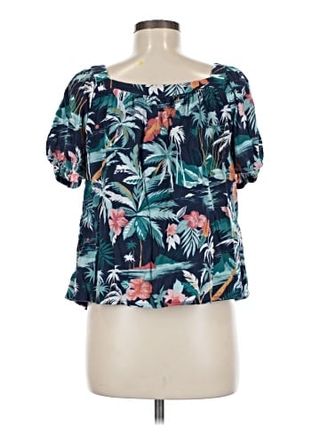 Tori Richard Short Sleeve Blouse (view 2)