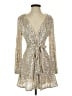 Bardot Metallic Silver Cocktail Dress Size XS - photo 1
