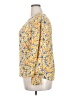 Pleione 100% Polyester Yellow Long Sleeve Blouse Size XL - photo 5