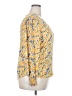 Pleione 100% Polyester Yellow Long Sleeve Blouse Size XL - photo 4