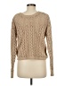 Poof! 100% Polyester Tan Pullover Sweater Size M - photo 2