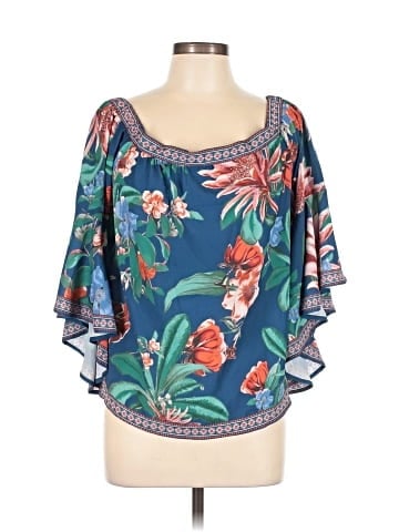 Flying Tomato 3/4 Sleeve Blouse (view 1)