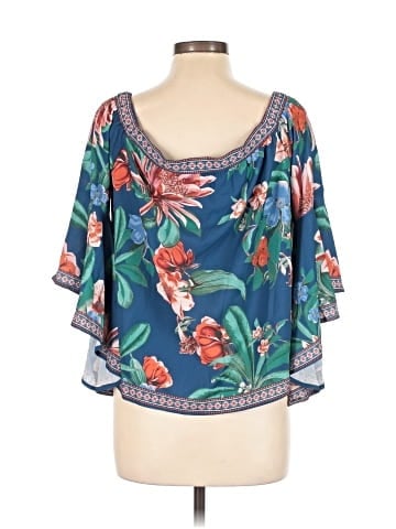 Flying Tomato 3/4 Sleeve Blouse (view 2)