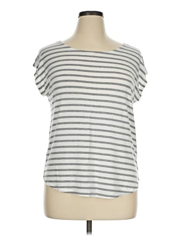 Green Envelope Short Sleeve Top (view 1)