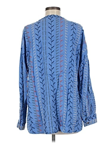 Tru Luxe Jeans Long Sleeve Blouse (view 2)