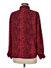 Liz Claiborne 100% Polyester Paisley Red Long Sleeve Blouse Size Med Petite - photo 2