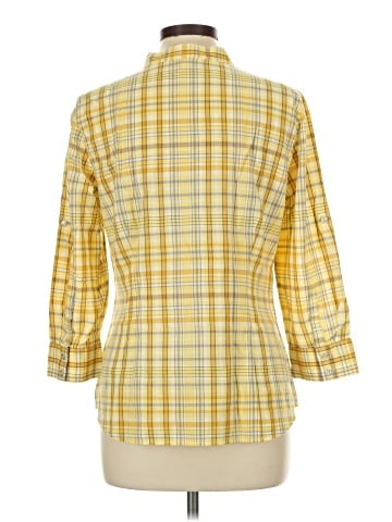 Charter Club 3/4 Sleeve Button-Down Shirt (view 2)