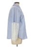 Chico's Color Block Blue 3/4 Sleeve Blouse Size Lg Petite - photo 4