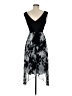 AGB 100% Polyester Tie-dye Black Cocktail Dress Size 6 - photo 2