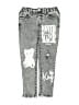 Shein Graphic Silver Jeans Size 5 - photo 1