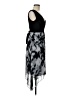 AGB 100% Polyester Tie-dye Black Cocktail Dress Size 6 - photo 4