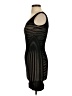 Bebe Animal Print Black Cocktail Dress Size S - photo 5