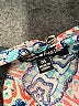 Sequin Hearts 100% Polyester Paisley Blue Romper Size M - photo 4