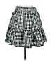 Topshop Checkered-gingham Green Casual Skirt Size 6 - photo 2