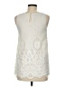 Max Studio Ivory White Sleeveless Blouse Size M (estimated) - photo 2