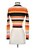 ASOS Color Block Orange Turtleneck Sweater Size 4 - photo 2