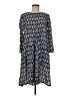 Roberta Freymann 100% Cotton Argyle Blue Casual Dress Size M - photo 1