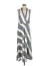 1.State Chevron-herringbone Ivory Blue Casual Dress Size XL - photo 1