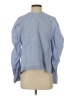 Zara Blue 3/4 Sleeve Blouse Size S - photo 1