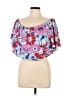 Sugarlips 100% Polyester Pink Short Sleeve Blouse Size L - photo 1