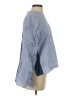 Zara Blue 3/4 Sleeve Blouse Size S - photo 4