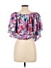 Sugarlips 100% Polyester Pink Short Sleeve Blouse Size L - photo 2