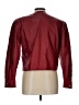 Lord & Taylor 100% Leather Red Leather Jacket Size 10 - photo 2