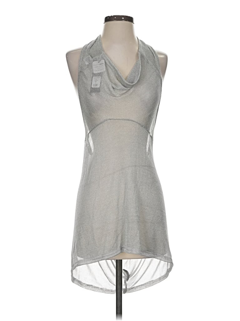 Fashion Nova Sleeveless Top Gray Cowl Neck Tops