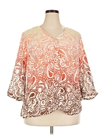 Sunny Leigh 3/4 Sleeve Blouse (view 1)