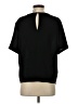 Glam 100% Polyester Black Short Sleeve Top Size S - photo 2