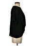 Glam 100% Polyester Black Short Sleeve Top Size S - photo 4