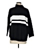 SMITH & QUINN Stripes Black Turtleneck Sweater Size M - photo 1