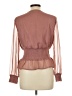 Japna 100% Polyester Brown Long Sleeve Blouse Size L - photo 2