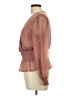 Japna 100% Polyester Brown Long Sleeve Blouse Size L - photo 5