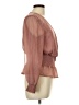 Japna 100% Polyester Brown Long Sleeve Blouse Size L - photo 4