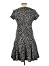 Calvin Klein Animal Print Black Casual Dress Size 12 (petite) - photo 2