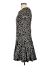 Calvin Klein Animal Print Black Casual Dress Size 12 (petite) - photo 5