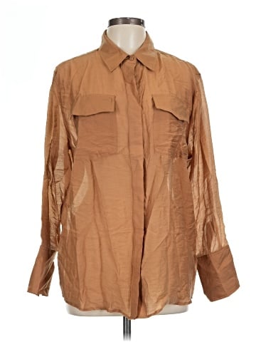 Worthington Long Sleeve Button-Down Shirt (view 1)