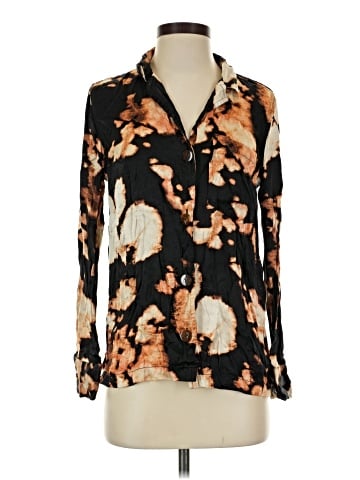 Topshop Long Sleeve Blouse (view 1)