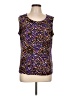 Jones Studio Purple Sleeveless Blouse Size L - photo 1