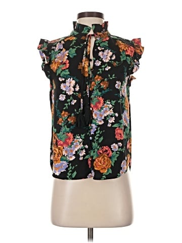 Aqua Sleeveless Blouse (view 1)