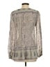 Calypso St. Barth Gray Long Sleeve Blouse Size Sm (0) - photo 2