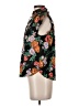 Aqua 100% Polyester Floral Black Sleeveless Blouse Size XS - photo 5