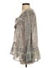 Calypso St. Barth Gray Long Sleeve Blouse Size Sm (0) - photo 5