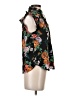 Aqua 100% Polyester Floral Black Sleeveless Blouse Size XS - photo 4