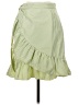 Walter Baker 100% Polyester Stripes Green Casual Skirt Size 2 - photo 1