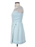 French Connection Solid Blue Cocktail Dress Size 0 - photo 5