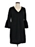 Donna Morgan Solid Black Casual Dress Size 8 - photo 1