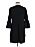 Donna Morgan Solid Black Casual Dress Size 8 - photo 2