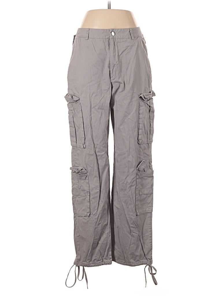 Pre-owned Unbranded Cargo Pants In Gray
